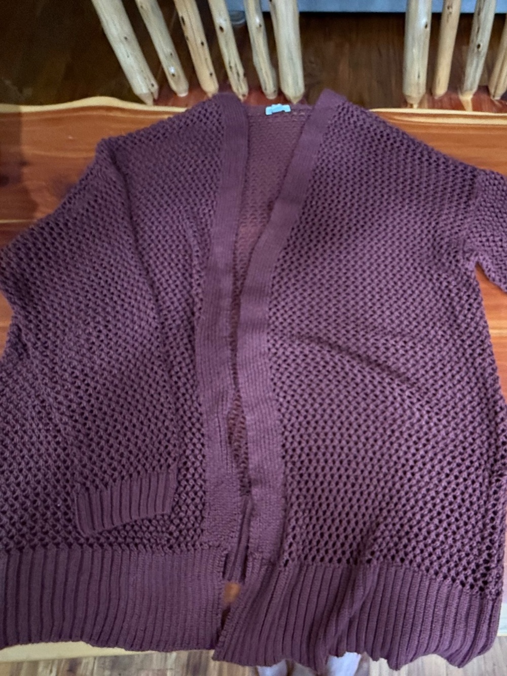 dip knitted sweater cardigan